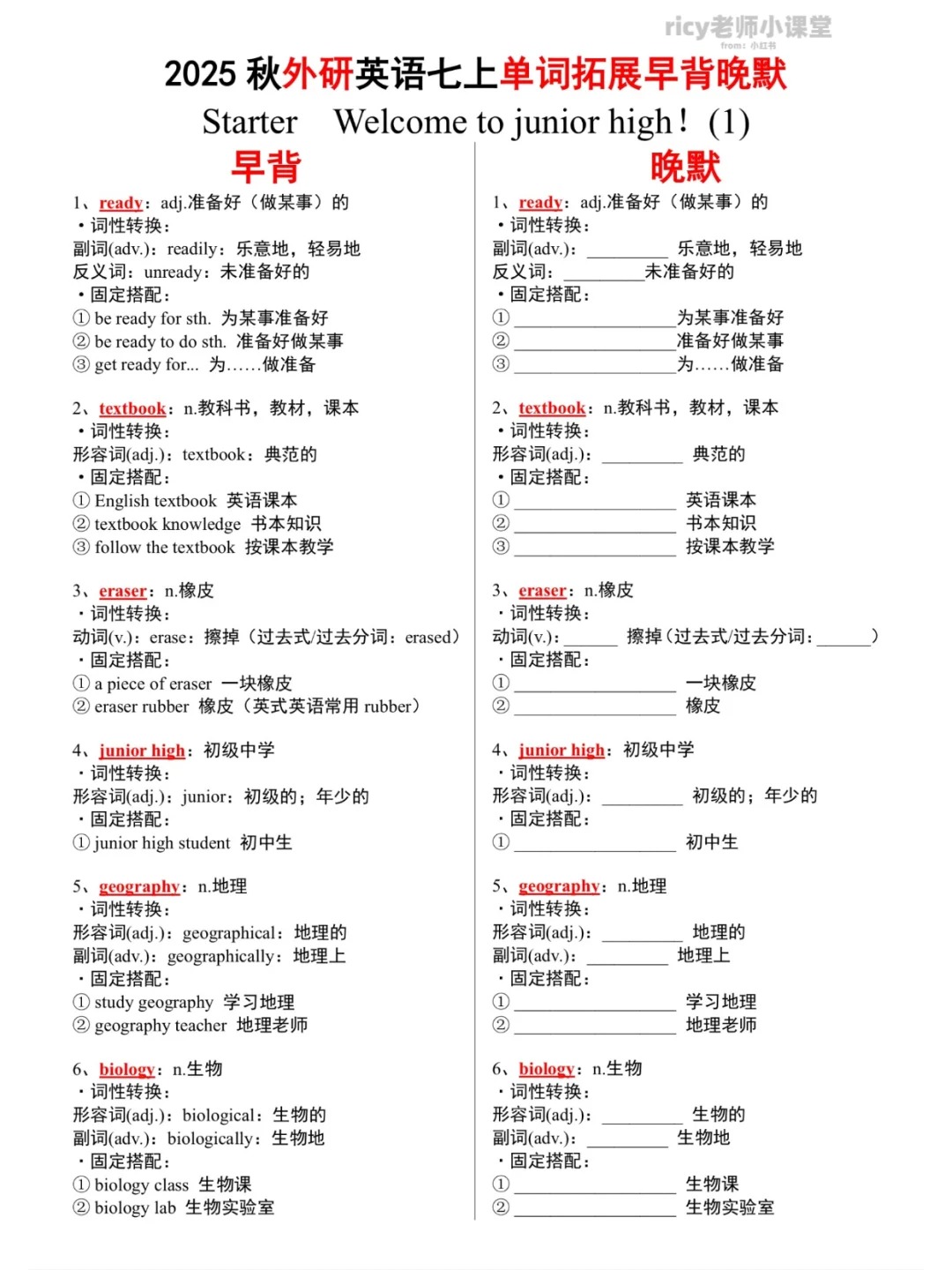新初一月考逆袭！就这25七上新外研英语资料 月考 第2张